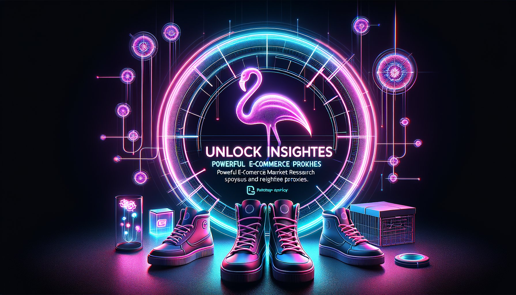 Laptop displaying market trend graphs, symbolizing effective e-commerce market research with proxies.