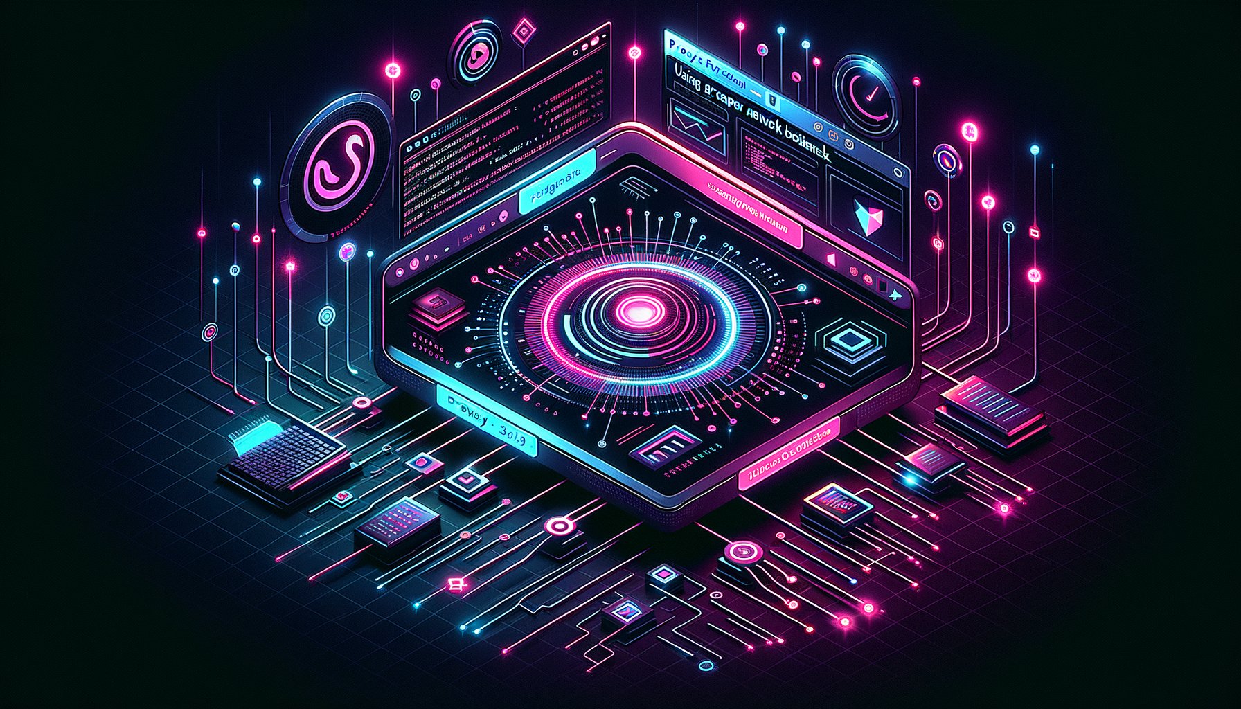 Python cProfile analysis visualizing network bottlenecks in a web scraper, with proxies speeding up data flow