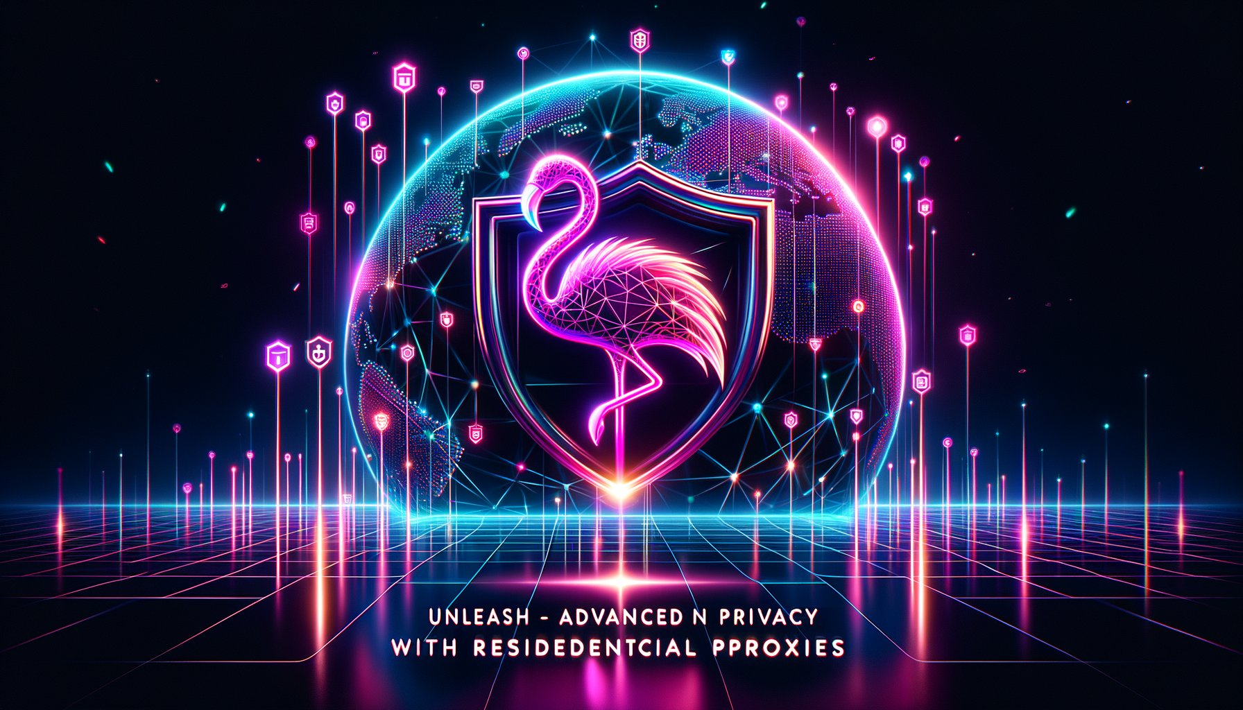 A secure digital lock protecting online privacy with a network of residential proxies.